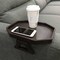 Sofa Arm Clip Table, Armrest Tray Table, Drinks/Remote Control/Snacks Holder &#x2026; (Cherry Brown)